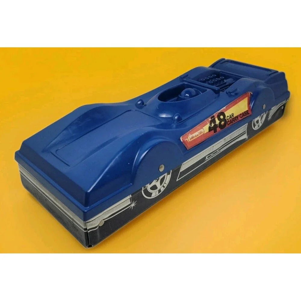Matchbox Carry Case (48 Cars) Race Car w/ 4 Trays 1980 Vintage GenX